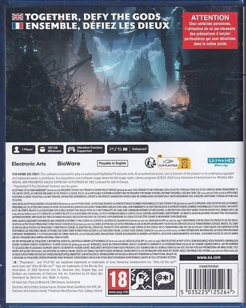 Dragon Age The Veilguard - PS5 (A-Grade) (Genbrug)